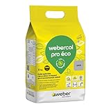 Weber Fliesenkleber, grau, speziell Renovation, 5 kg, gebrauchsfertig, WEBERCOL PRO ECO, reduziert Umweltbelastung