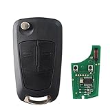Auto-Fernbedienung PCF7946 Schlüssel für Opel/Vauxhall Astra H 2004-2009, Zafira B 2005-2013 Vectra C 2002-2008 Signium