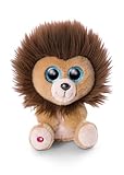NICI 46950 Original – Glubschis Cliff 25 cm – Kuscheltier Löwe mit großen Augen – Flauschiges Plüschtier mit Glitzeraugen – Schmusetier für Kuscheltierliebhaber, braun/braun