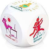 GLÜCKSGUT® Anti Stress Würfel | 2er Pack Cubizin | Lustiger Stresswürfel | 6 Motive, Geschenkbox & Anleitung | Anti Stress Spielzeug, Kollegen Geschenk, Büro Geschenk, Anti Stress Geschenk