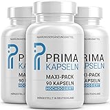 PRIMA Kapseln - mit Garcinia Cambogia Extrakt | Männer und Frauen | 90 Stück pro Dose (3x)