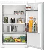 Siemens KI21RNSE0 iQ100 Einbau-Kühlschrank, 88 x 56 cm, 136 L Kühlen, LED Beleuchtung für gleichmäßige Ausleuchtung, freshBox für Obst-Gemüse