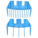 TOGEVAL 2 Stück Elektrischer Schermaschinen Aufsatz Langlebiger Shaver Guide Ergonomischer Schaf Ziegenclipper Führungsaufsatz Praktische Positionierungskämme für Effizientes