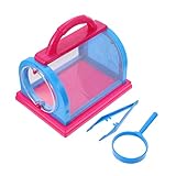 ADOCARN 1 Satz Beobachtungsbox für Insekten Insektenfangset Critter Cage Catcher Kinder Outdoor Spielzeug Kinder draußen Spielzeug Insektenzuchtzubehör Lebensraum für Mini-Schmetterlinge
