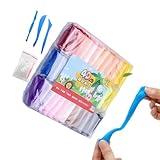 Knetmasse-Set für Kinder, ultraleicht, lufttrocknendes Ton-Set für , Kinder, Modelliermasse-Set mit Modellierwerkzeugen für , Mädchen, Kinder ab 3 Jahren