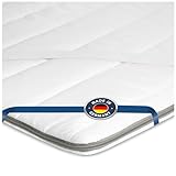 BMM Topper 180x200 cm Klassik Basic Härtegrad H2 weich/Kaltschaum-Topper/Öko-Tex Zertifiziert/ergonomische Matratzenauflage/Höhe 4 cm/Topper produziert in Deutschland