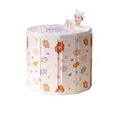 Phjaoeyui Ice Bathtub Portable Adult Bathtub Foldable Adult Soaking Tub Standalone Family Bathtub for Cold Water Therapy Training for Shower Sauna and Home Spa Relaxation (Pink)