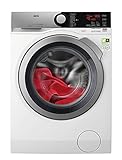 AEG L8FEF76490 Waschmaschine / 9,0 kg / Leise / Nachlegefunktion / Kindersicherung / Wasserstopp / 1400 U/min, Weiß