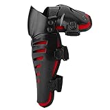 SUNGOOYUE Black Al KneeKnieschoner Knieschoner, Paar Knieschoner für Motorradrennen, Motocross, Knieschoner und Schienbeinschoner, Knieschoner, Knieschoner und Kniekissen