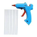 JEWEDECO Tragbare Universal-Klebepistole Klebe-Shooter für DIY Schmelzklebegerät heißklebepistole heiskleberpistolen Heißklebewerkzeug-Shooter Klebe-Shooter für kleine Bastelprojekte Blue