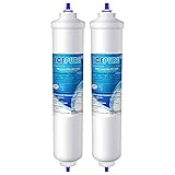 ICEPURE Wasserfilter Kühlschrank Kompatibel mit Samsung DA29-10105J, DA29-10105J HAFEX/EXP, DA99-02131B, WSF-100, EF9603, HAIER LG Inline-Kühlschrank,2 Stück