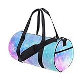 WowPrint Sporttasche mit abstraktem Regenbogenmuster, wasserdicht, Handtasche, Yoga-Tasche, Schultertasche, Wochenendtasche, Reisetasche, Reisetasche, Duffel Bag für Erwachsene, Herren, Damen, Unisex,