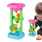 Sucritude Sandspielzeug Sand Und Wassermühles, Sandkasten Spielzeug Mühles, Wassermühles Kinder, Strandspielzeug Für Kinder Ab 18 Monaten (Zufällige Farbe)