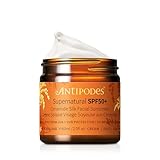 Antipodes Supernatural SPF50+ Sonnencreme für das Gesicht, seidig, mit Keramik, 60 ml