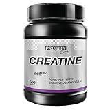 Creatin Monohydrat Powder - Optimale Ernährungspulver zur Leistungssteigerung | Reines Kreatin Pulver ohne Zusatzstoffe & Veganfreundlich (500 g)
