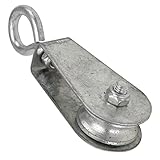 Cabilock Kleiner Stahlseil Umlenkrolle mit Lager Tragkraft Robuster Kabelzug für Seilwinden Flexible Flaschenzug für Zugarbeiten Vielseitig Einsetzbar im DIY Bereich