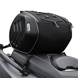 Reflektierende Motorrad-Hecktasche – langlebige Hecktasche, 20 Liter Helmhalterung | Wasserdichter Outdoor-Fahrradrucksack mit breiter Öffnung, passt sich an