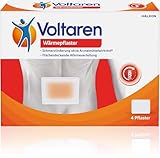 Voltaren Wärmepflaster ohne Arzneimittelwirkstoff für langanhaltende Schmerzlinderung bei Rückenschmerzen, Nackenschmerzen und Schulterschmerzen, 4 Pflaster