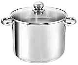 KOPF XXL Induktion Kochtopf Grandis, Ø 26 cm, Höhe 19 cm, 10 Liter, aus Edelstahl