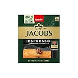 Jacobs Typ Espresso löslicher Bohnenkaffee als Stick, Instant Kaffee, 12 x 20 Einzelportion à 1,8 g, für 240 Getränke