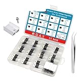 Geavonyg Positiv Regler Set Mit 39 Reglern Und Effizienten Kühlkörpern L317-L7824 Zuverlässiger Power Management Hochstrom Spannungsregler
