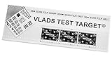 Hochauflösendes 35-mm-Testziel für Kamera-Scannen von Vlads Testziel. Zehn USAF 1951 Diagramme auf jedem Filmrahmen. Testen Sie Ihre Objektiv/Kamerascharfe und Auflösung. Rahmen pro Streifen 3.