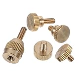 TOPBATHY Saxophonschrauben Gold Gewindeschrauben für Altsaxophon Tenorsaxophon Gebogener Hals Ersatzteile Einfache Montage Geeignet für Profis und Anfänger