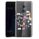 DeinDesign Hard Case kompatibel mit HTC U11 Plus Schutzhülle transparent Smartphone Handy Hülle Disney Princess Offizielles Lizenzprodukt Prinzessin