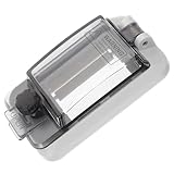 PEPLAYTAL Transparente Schutzabdeckung für Power Distribution Box Wasserdichtes Outdoor Electrical Box Gehäuse mit Sichtfenster Staub Spritzwassergeschützt Klappdeckel Einfache Montage