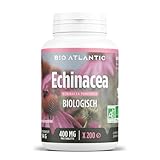 Bio Echinacea - 1200 mg pro Tag - 200 tabletten | Premium Naturprodukt & Rein pflanzlich