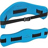 EVEREST FITNESS Schwimmgürtel für Wassersport und Schwimm Training - Schwimm Gürtel bis 100 kg für Erwachsene - Verstellbarer Aquajogging Gurt