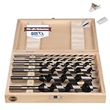AM-Zerspanungstechnik Schlangenbohrer Set Ø6-30 x 230mm | Holzbohrer Set 6tlg. | Holzbohrer lang 6x230, 10x230, 15x230, 20x230, 25x230, 30x230