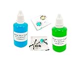 Ameisenfutter│Ausgezeichnetes und unwiderstehliches【Futter für Ihre Ameisen und Ameisenfarm】– Neu Blauer Zuckernektar Plus Grüner Zuckernektar – Sparpackung mit 2 Flaschen à 50 ml