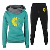Damenbekleidungssets, modisch, Samt, 2025, trendig, 2-teiliges Outfit, lässiger Langarm-Pullover, bauchfreies Oberteil, Loungewear-Sets, grün, XXL