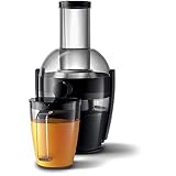 Philips Viva Collection Entsafter – QuickClean-Technologie, 800W Motor, XL-Einfüllöffnung, 2L Saft in einem Durchgang, Einfach zu Reinigen, Tropf-Stopp-System, QuickClean Sieb (HR1856/70)