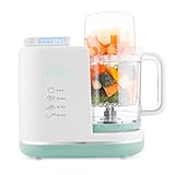 ETA Mimi Babynahrungszubereiter 6 in 1 I Babynahrungsprozessor I Dampfen, Mixen, Erwärmen, Auftauen, Sterilisieren, Temperaturhalten I 2 Geschwindigkeitsstufen I Timer I Touchpanel I LCD-Display