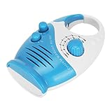 Tragbares AM-FM-Radio, Tragbar, mit Haken, Wasserdicht, für Rundfunk, Musik, Dusche, Lautsprecher, Blau