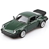 TOKAXI 1/36 Maßstab Porsche 911 Turbo 1978 Diecast Automodelle, Rückziehautos Porsche 911 Spielzeugauto, Autogeschenke für Jungen und Mädchen, Grün