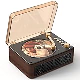 Bluetooth CD Player Tragbar mit Fernbedienung - Retro CD Spieler Klein mit FM-Radio,Lautsprecher,und Kopfhörerbuchse,Desktop CD-Musik Unterstützung USB-Wiedergabe und AUX-Wiedergabe für Zuhause