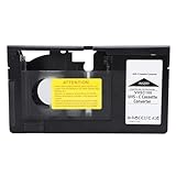 VHS C -Bandkassettenadapter, Motorisierter VHS an VHS C -Kassettenadapter, Kompatible 12 Mm SVHS VHSC an VHS, für VCR -Player, Video -Kassetten -Player und VHS zu Digitalem