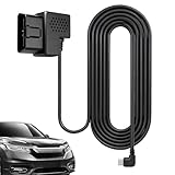 Générique OBD-Netzkabel – flexibles Kabel Plug and Play 12 V/24 V 5 V, Netzadapter für Auto | Ideal für Reisen Nacht Parkplatz lange Straßen und Fahren