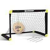 Schildkröt faltbares Fußballtor für Kinder – klappbares Mini-Tor 90×60×60 cm für drinnen & draußen – leicht & tragbar inkl. Heringen – ideal für Garten, Urlaub, Kinderzimmer & Freizeitspiel