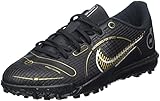 Nike Jungen Unisex Kinder Vapor 14 Academy Fußballschuh, Black/Metallic Gold-Metallic S, 32 EU