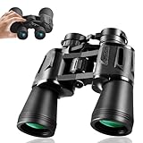 7x50 Fernglas für Erwachsene Kinder - Tragbares Großes Fernglas mit BAK4 Prisma, FMC Objektiv - Wasserdichtes Fernglas mit scharfem klaren Bild für Vogelbeobachtung Reisen Safari Klettern