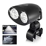 Grill Lampe BBQ GrillLampe 360° Schwenkbar Grill Licht Beleuchtung Nachtlicht mit Touch Sensor Schalter mit Super Hellen 10 LED,Batterie Betrieben Grill-Beleuchtung Light für Camping Kochen Outdoor