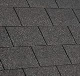 Gartenpirat Bitumen Dachschindeln rechteckig schwarz 2 m²