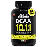 Bandini® BCAA 10 1 1 | Verzweigtkettige Aminosäuren 10.1.1 mit Leucin, Isoleucin, Valin + Vitamine B1 und B6 | Post-Workout | GMO-frei | 150 Tabletten | 5 Tabletten/Tag für 1 Monat Versorgung