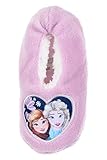 Frozen Hausschuhe für Mädchen ABS socken Ballerinas Slipper Winter gefüttert Pantoffeln mädchen geschenk (Lila, Normal, EU Schuhgrößensystem, Kleinkind, Damen, Numerisch (von/bis), M, 30, 34)
