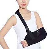 PFHKTO Gelenk-Wegfahrsperre - Verstellbare Armschlinge, multifunktionaler Verstauchungs-Fixierungsgürtel nach Fraktur, atmungsaktive Unterarmschlinge aus Mesh zur Fixierung nach Luxation