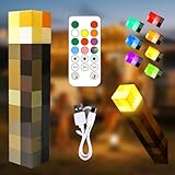 Hojalis Wall Fackel Nachtlicht, 28CM Fackel Lampe mit 3 Gang Dimmbar Lampe Fackel Wandlampe, Hand- und Wandmontage, Flammenlampe für Kinder Geschenke